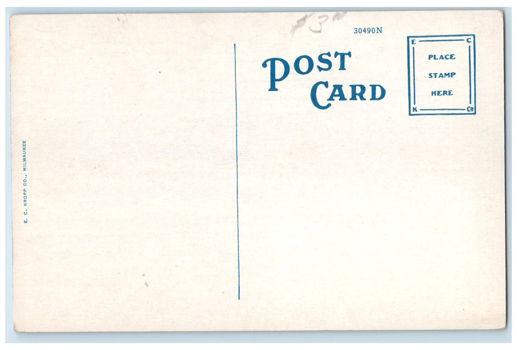 c1920's People Bathing Scene In Lincoln Park Oklahoma City Oklahoma OK Postcard