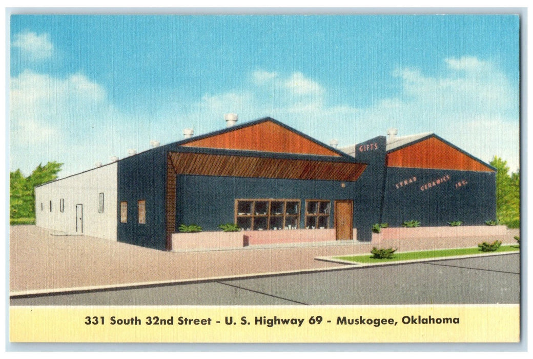 c1940's Oklahoma State Baptist College Exterior Blackwell Oklahoma OK Postcard