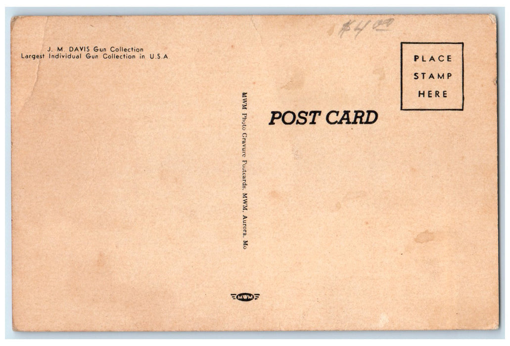 c1940's Mason Hotel Coffee Shop Interior Claremore Oklahoma OK Unposted Postcard