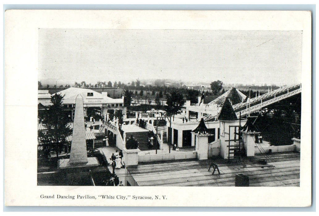 c1905's Scene Of Grand Dancing Pavilion White City Syracuse New York NY Postcard