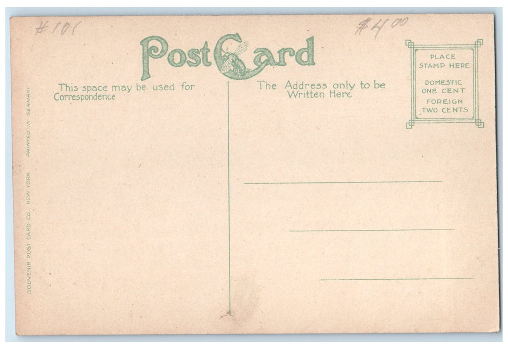 c1920's Public Square Buildings Towers Trolley People Cleveland Ohio OH Postcard
