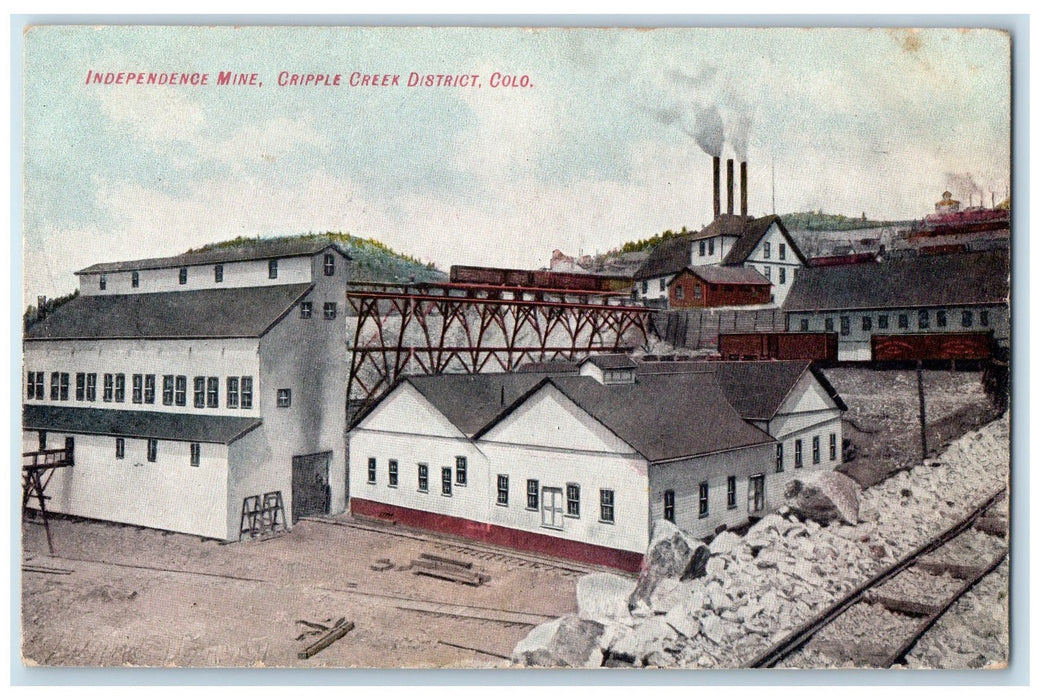 c1910s Independence Mine Cripple Creek District Colorado CO Unposted Postcard