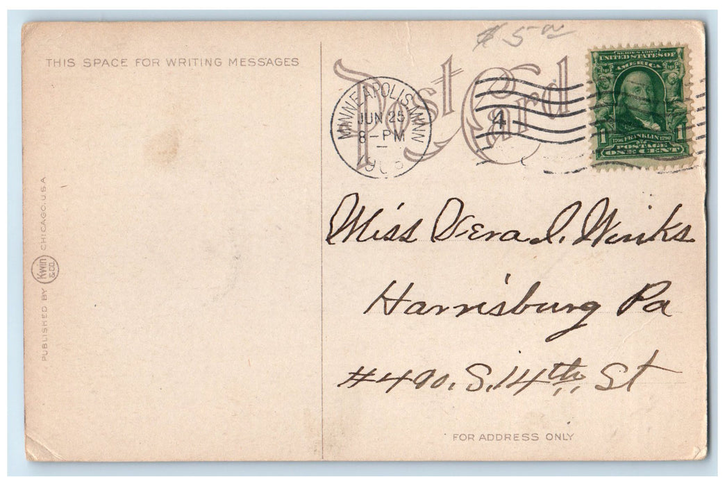 c1910's Amusements Wildwood White Bear Lake Minneapolis Minnesota MN Postcard