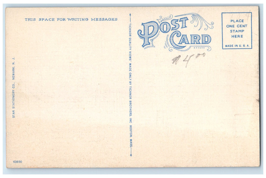 c1940's Kiddies Playland And Boardwalk Crowd Asbury Park New Jersey NJ Postcard