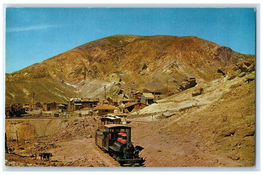 c1960's The Calico Railroad Station And Maggie Mine Calico CA Unposted Postcard