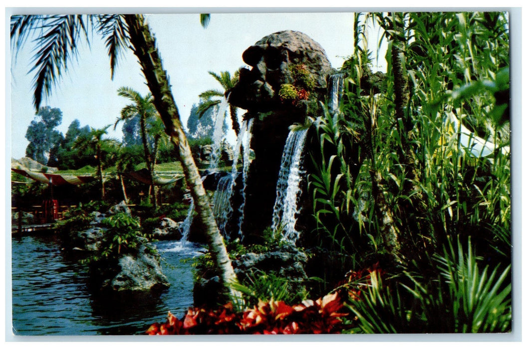 c1960s Pirate's Cove Skull Rock At Disneyland Anaheim California CA Postcard