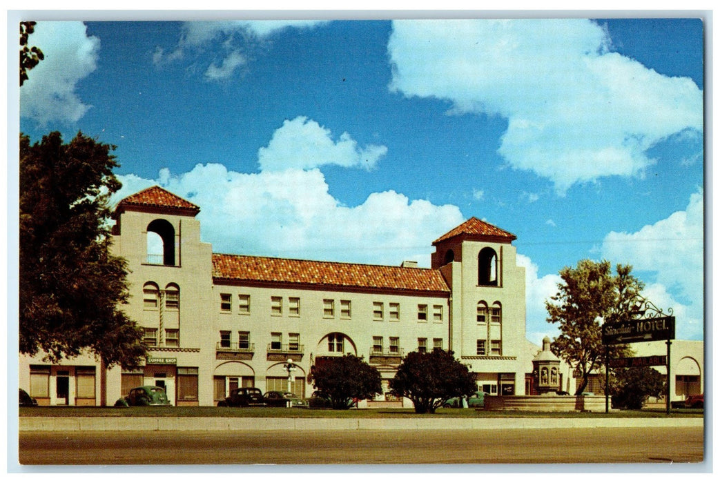 c1960's Sinclair Hotel Exterior Roadside Sinclair Wyoming WY Unposted Postcard