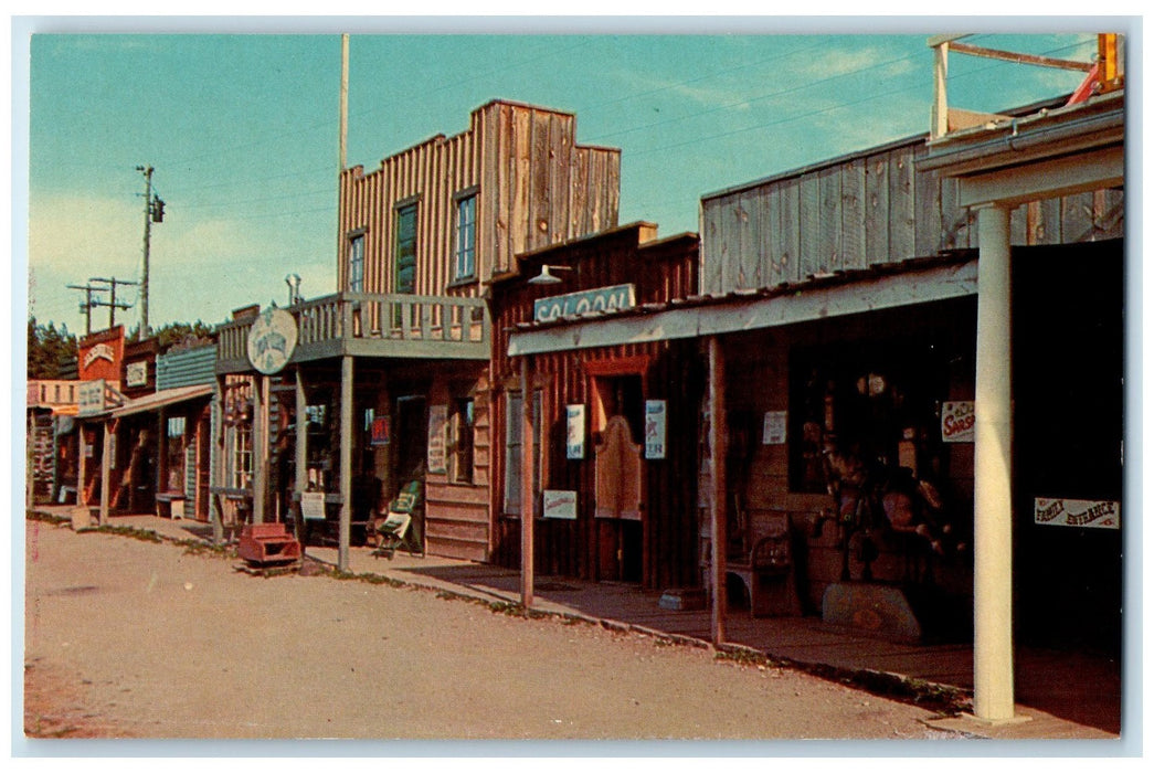 c1960's Road To Mount Rushmore Rockerville Gold Town South Dakota SD Postcard