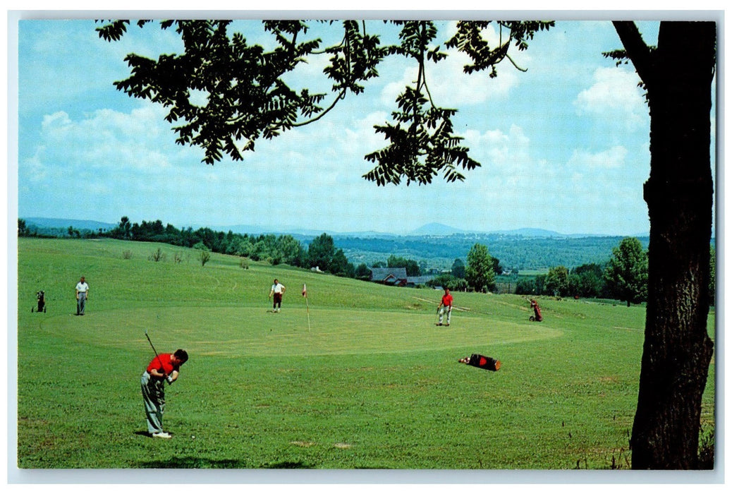 c1960's The Famous Resort Jug End South Egremont Massachusetts MA Golf Postcard