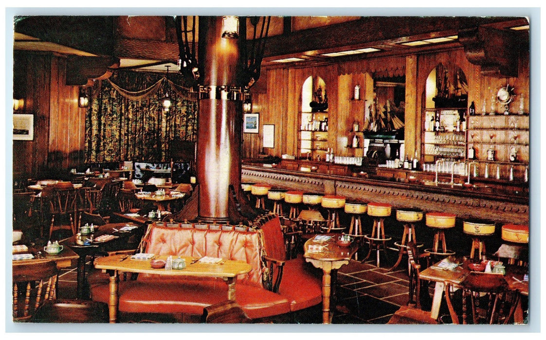 1973 Ship Tavern At Brown Palace Hotel Restaurant Denver Colorado CO Postcard