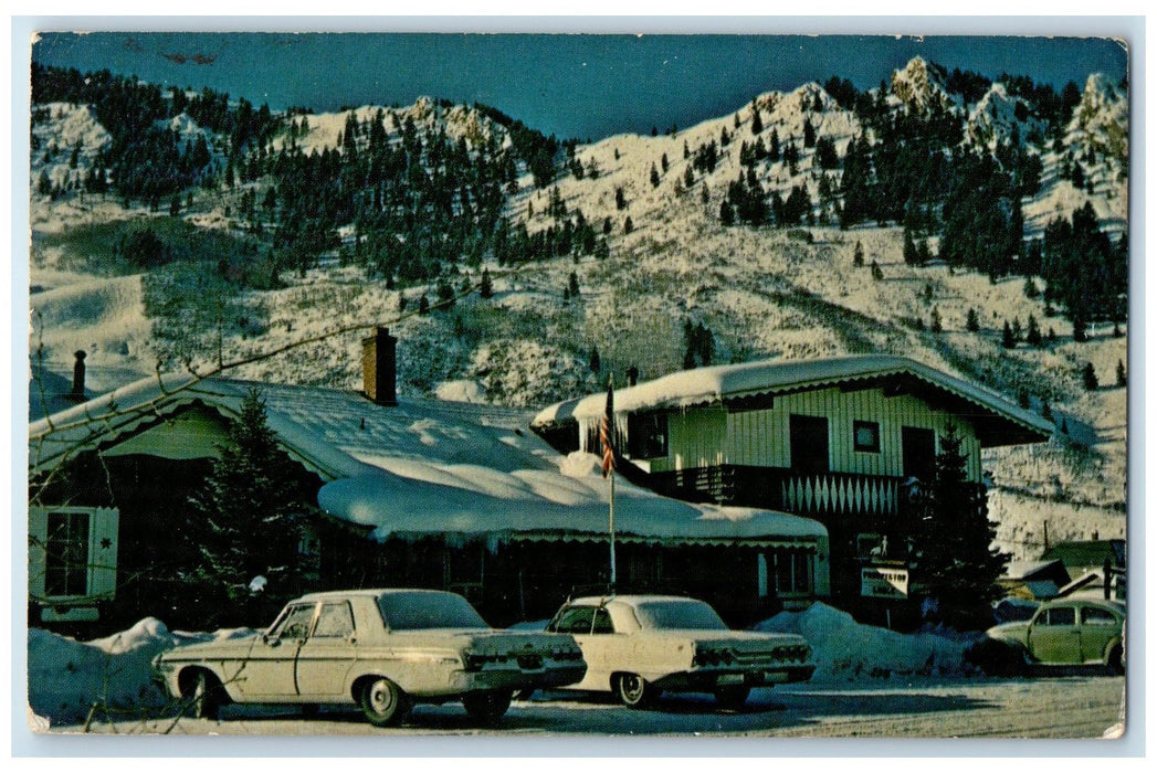 1969 The Prospector Lodge Hotel & Restaurant Winter Aspen Colorado CO Postcard
