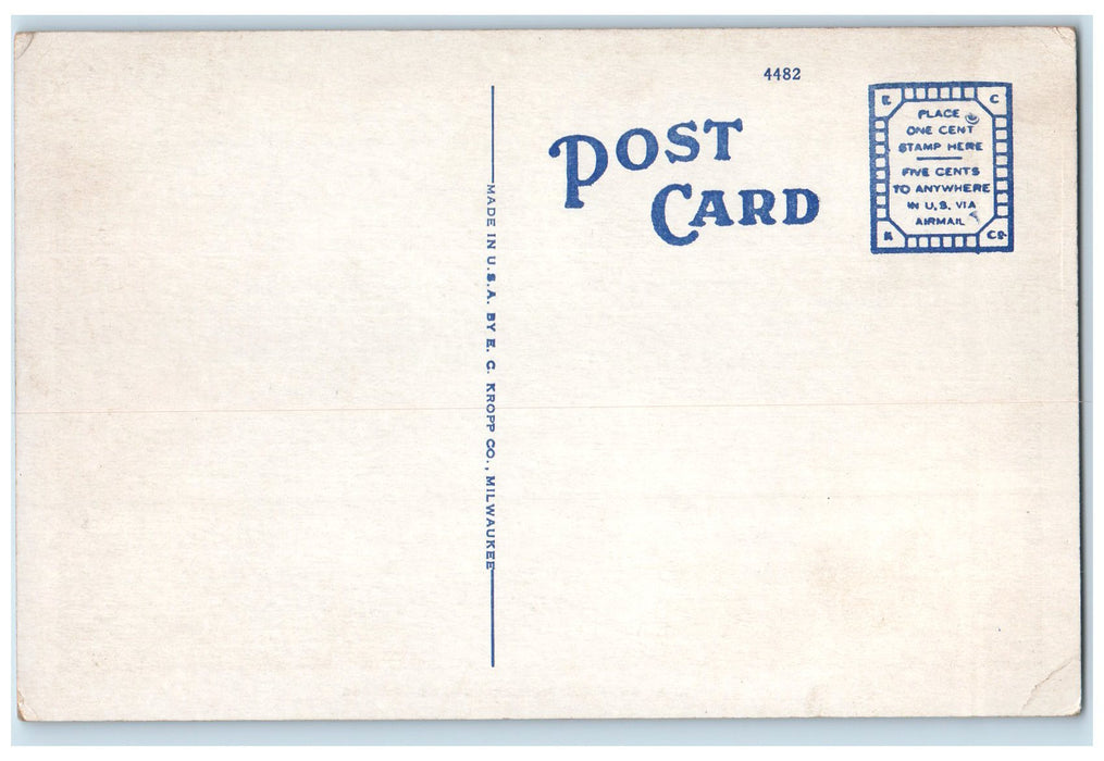 c1920's The Gateway City AB Safford Memorial Library Cairo Illinois IL Postcard