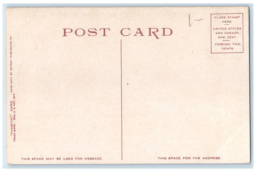 c1920's Bungalows Hotel & Restaurant Maryland Pasadena California CA Postcard