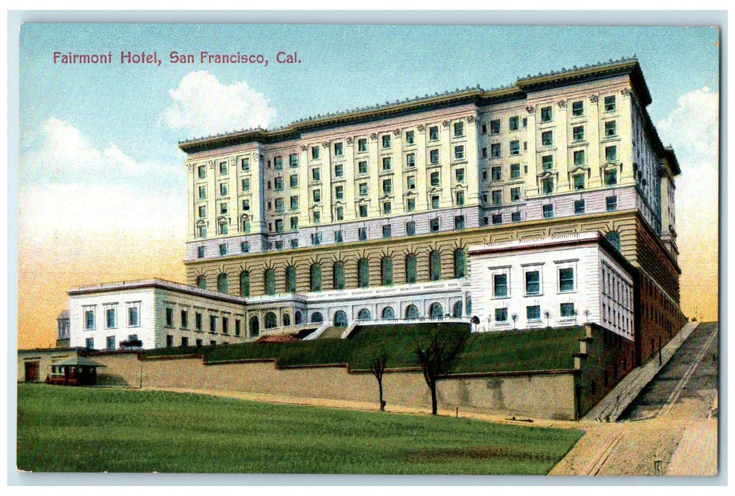 c1910 Fairmont Hotel & Restaurant Building San Francisco California CA Postcard
