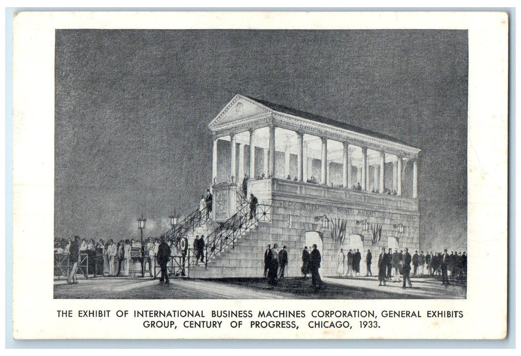 c1920's General Exhibits Group Of Business Machines Chicago Illinois IL Postcard