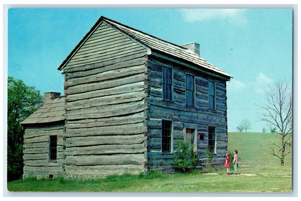 c1950's Frances Berry Home Kids Wooden House Springfield Kentucky KY Postcard