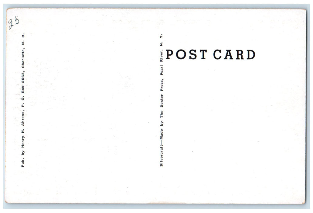 c1920's Hurricane Falls 89 Feet High Grove Tallulah Falls Georgia GA Postcard