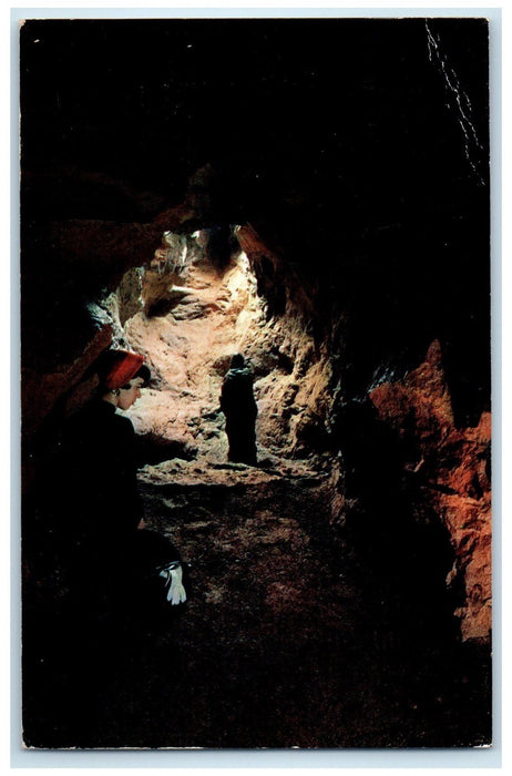 c1950 The Shrine Skyline Caverns Interior View Front Royal Virginia VA Postcard