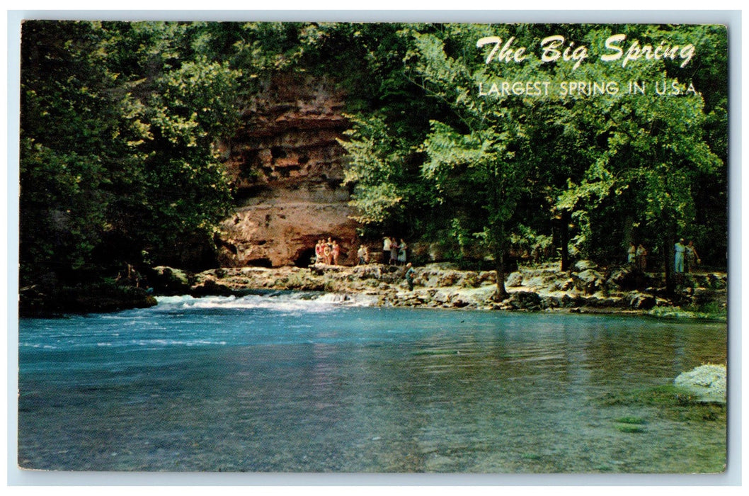 1964 Big Spring Largest Single Outlet in America Van Buren Missouri MI Postcard