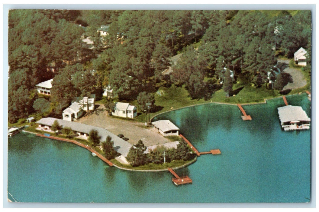 1979 Willow Beach Motel & Cottages Hot Springs Arkansas AR Posted Trees Postcard