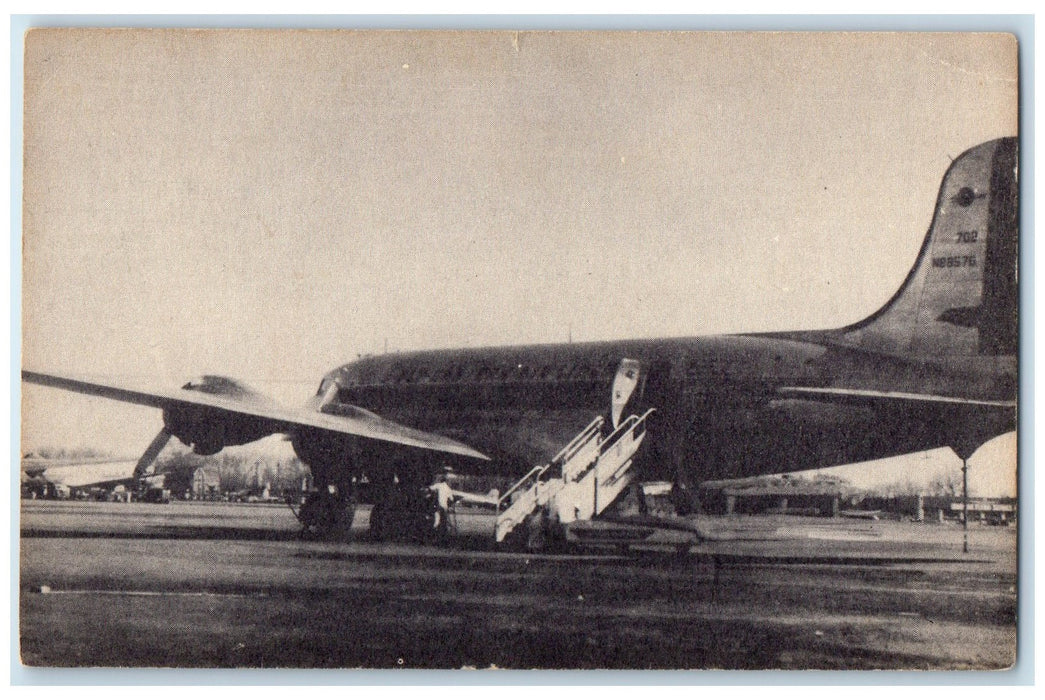 c1940's Municipal Air Port Lambert St. Louis Missouri MO Unposted Plane Postcard