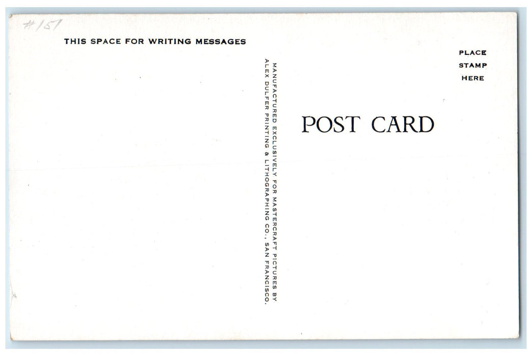 c1940's Administration Building Control Tower San Francisco CA Airport Postcard