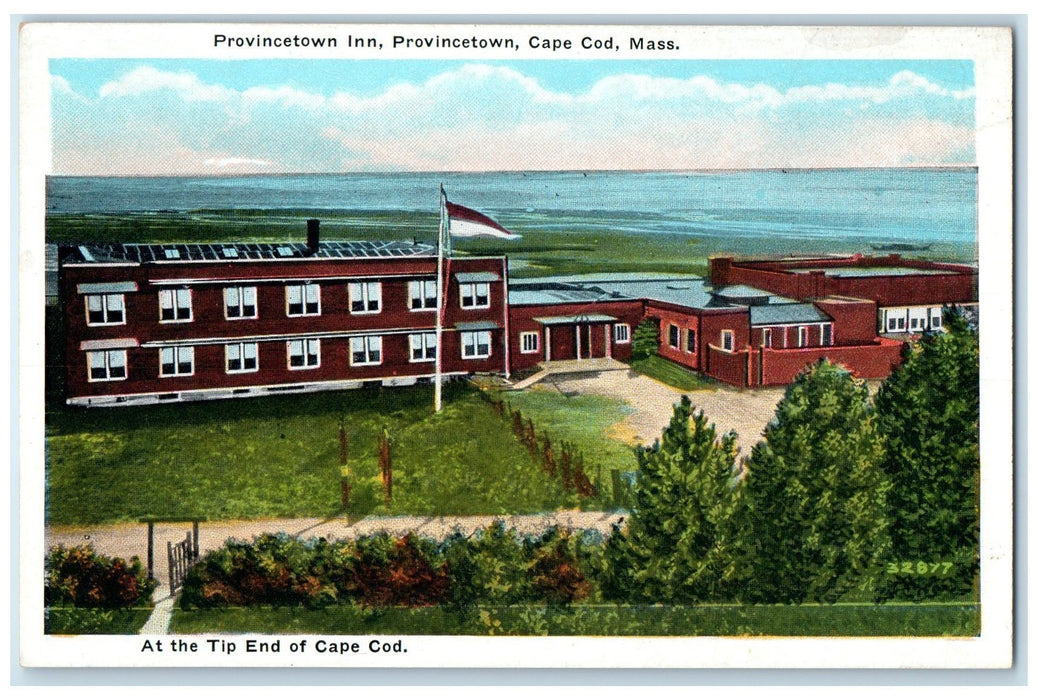 c1920's Provincetown Inn Restaurant Building Cape Cod Massachusetts MA Postcard