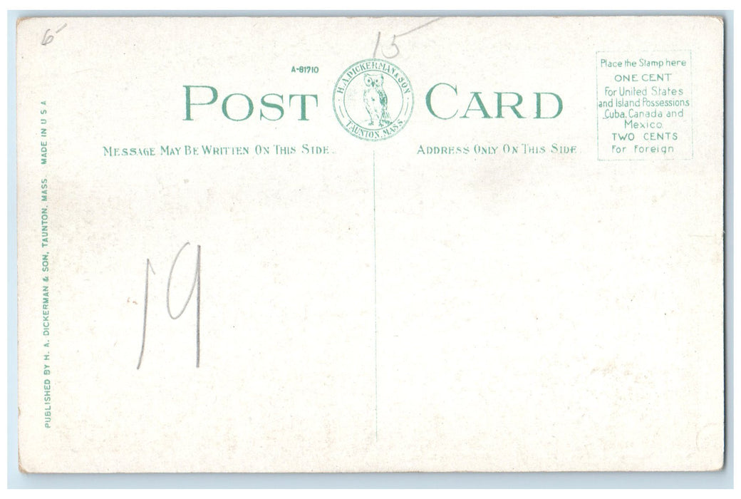 c1920s Arrival Of The Boat Harbor Scene Provincetown Cape Cod MA People Postcard