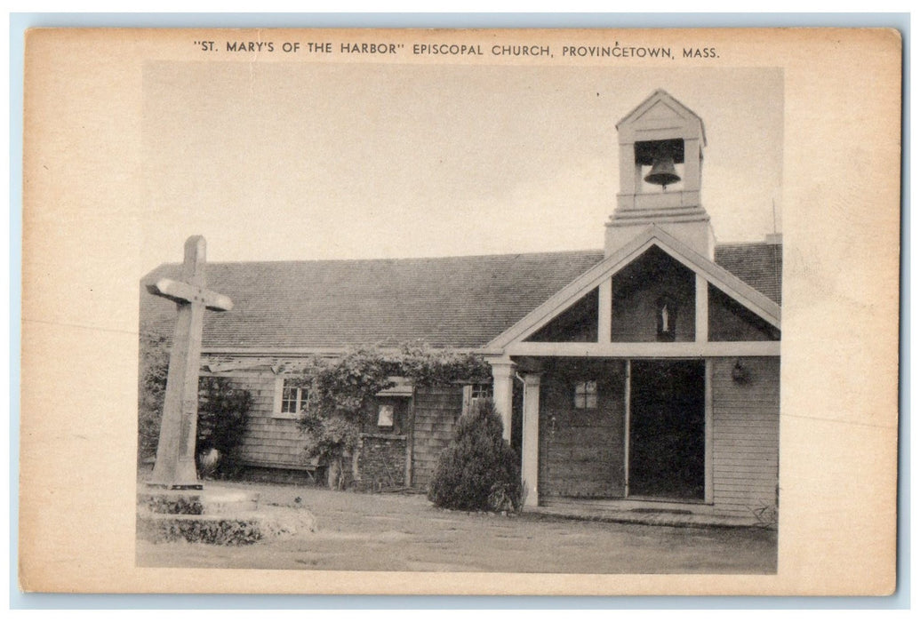 c1940's Centenary Methodist Episcopal Church Exterior Provincetown MA Postcard