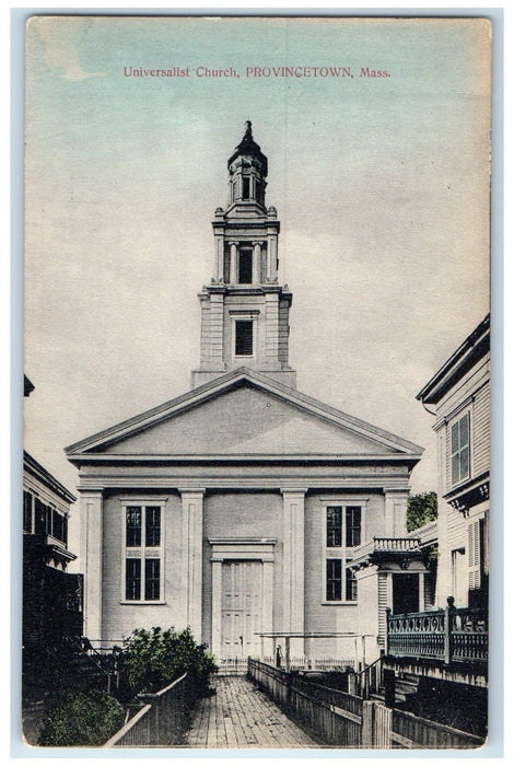 c1910's Universalist Church Exterior View Provincetown Massachusetts MA Postcard