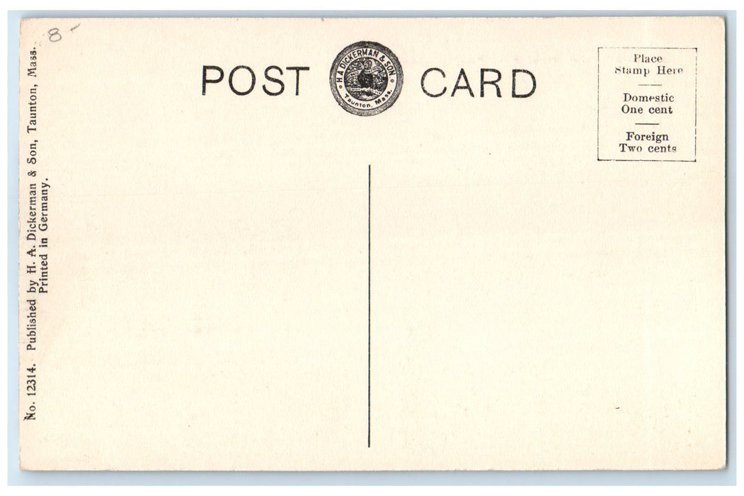 c1920's Bathing Beach West End Provincetown Massachusetts MA Unposted Postcard