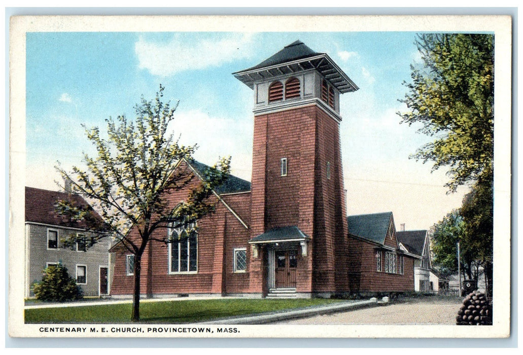 c1920 Centenary Methodical Episco. Church Provincetown Massachusetts MA Postcard