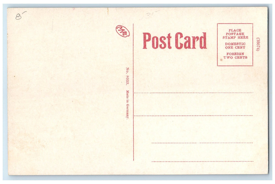 c1910's Town Square Carriages Scene Plymouth Massachusetts MA Unposted Postcard