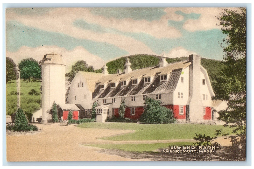 c1910 Jug End Barn Building Tower Entrance So. Egremon Massachusetts MA Postcard