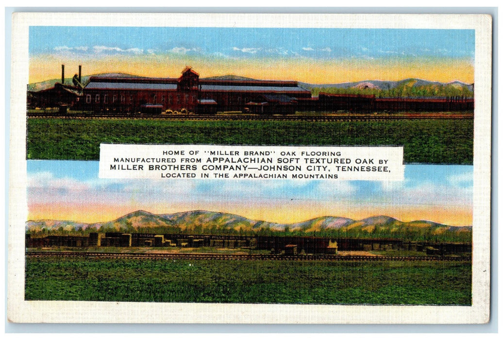 c1920 Home Of Miller Brand Miller Brother Co. Johnson City Tennessee TN Postcard