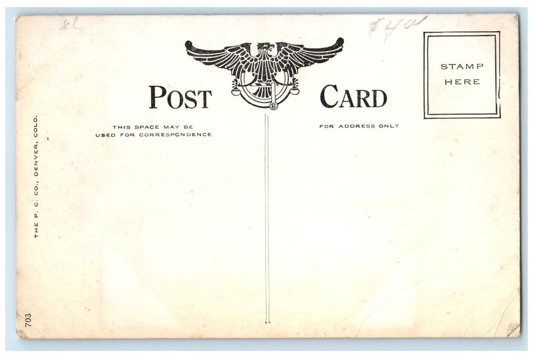 c1910 Guggenhelm Hall Of Industrial Arts Teachers College Greeley CO Postcard
