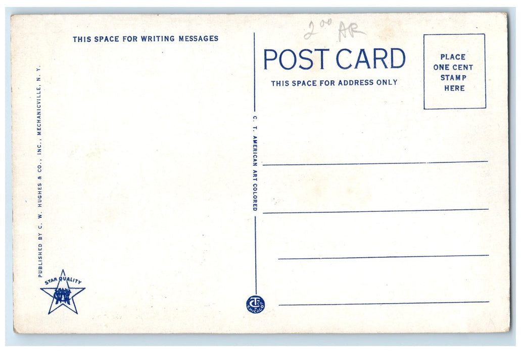 c1920's Fort George Built Order Of Gen. Amherst Lake George New York NY Postcard