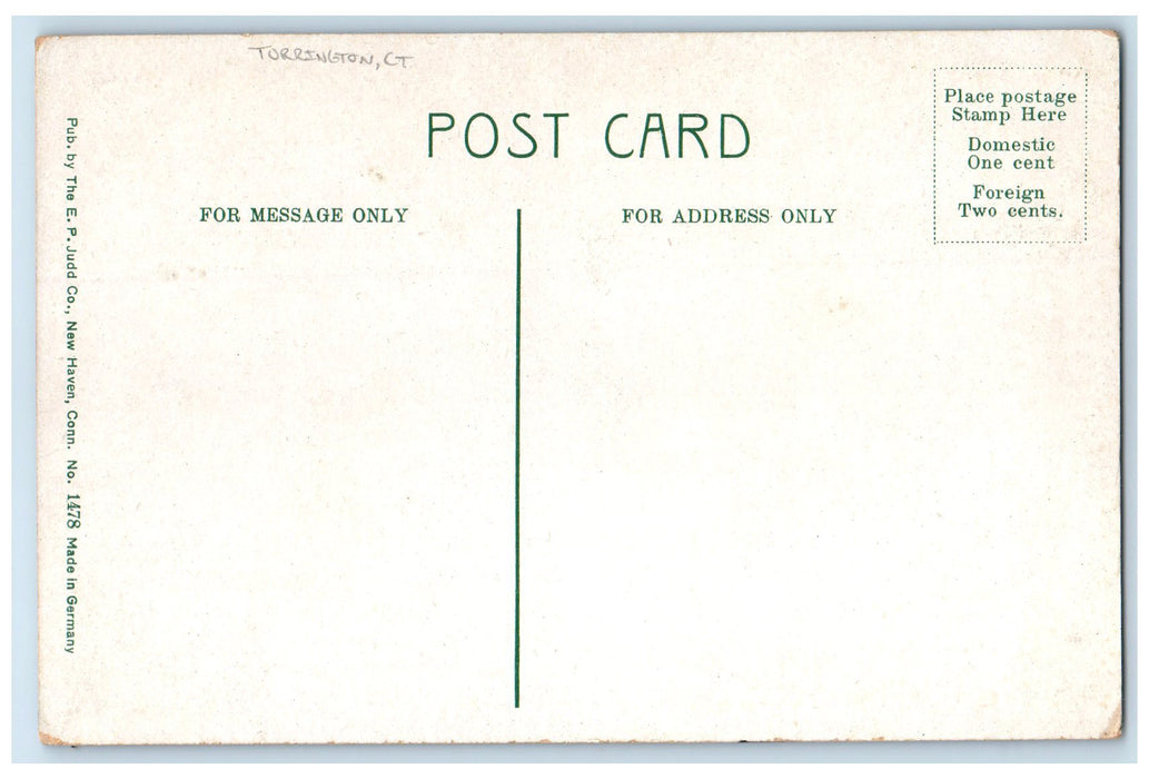 c1950's Water Falls Groves Stream Torrington Pennsylvania PA Unposted Postcard
