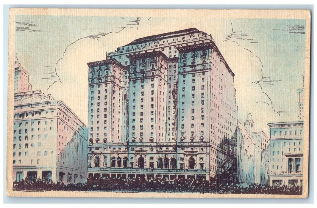 1944 The Roosevelt Hotel & Restaurant Madison & 45th Street New York NY Postcard