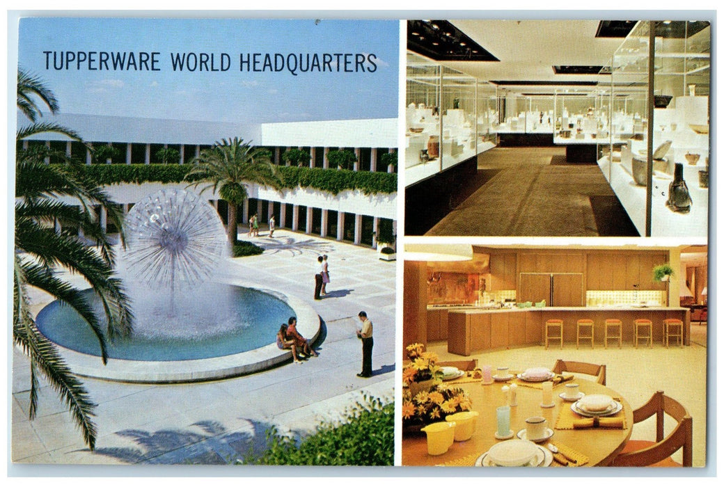 c1950's Tupperware World Headquarters Manufacture Orlando Florida FL Postcard