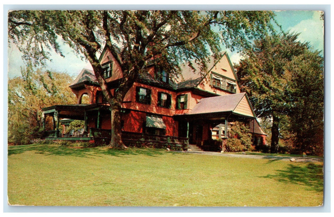 1959 Historic Sagamore Hill Oyster Bay House Long Island New York NY Postcard