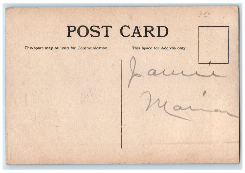 c1920's West 7th St. During Flood July 10th 1909 Sioux City Iowa IA Postcard