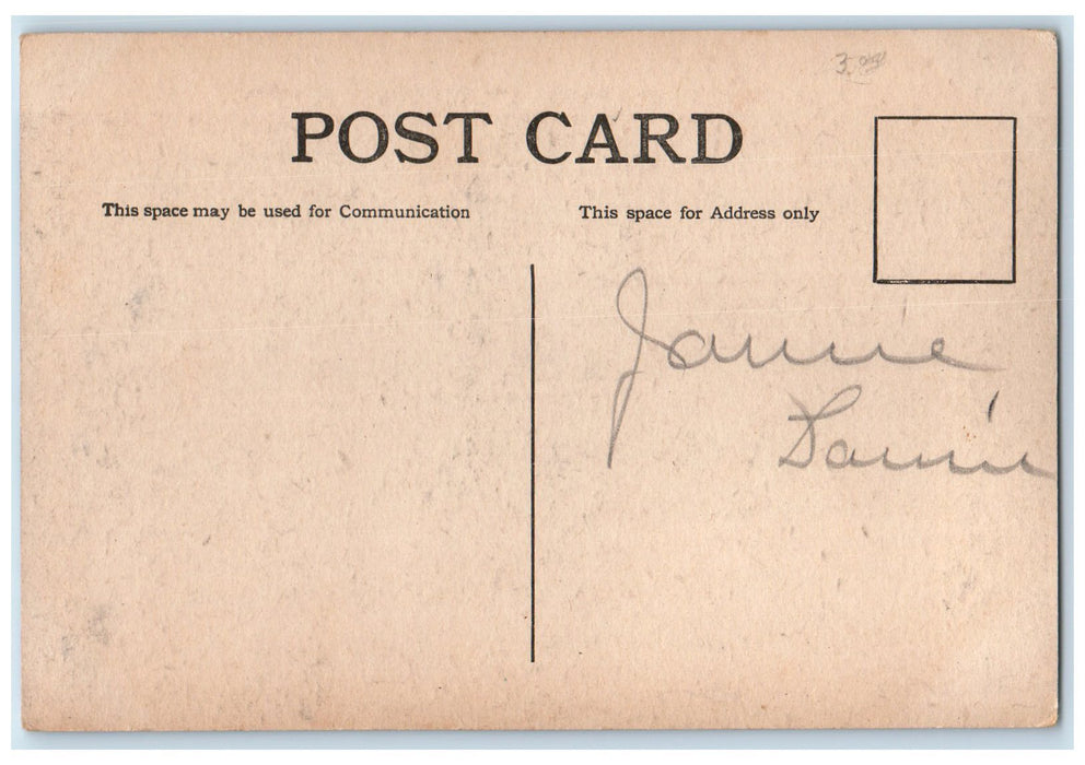 c1920's During Flood July 10th 1909 Douglas Street Sioux City Iowa IA Postcard