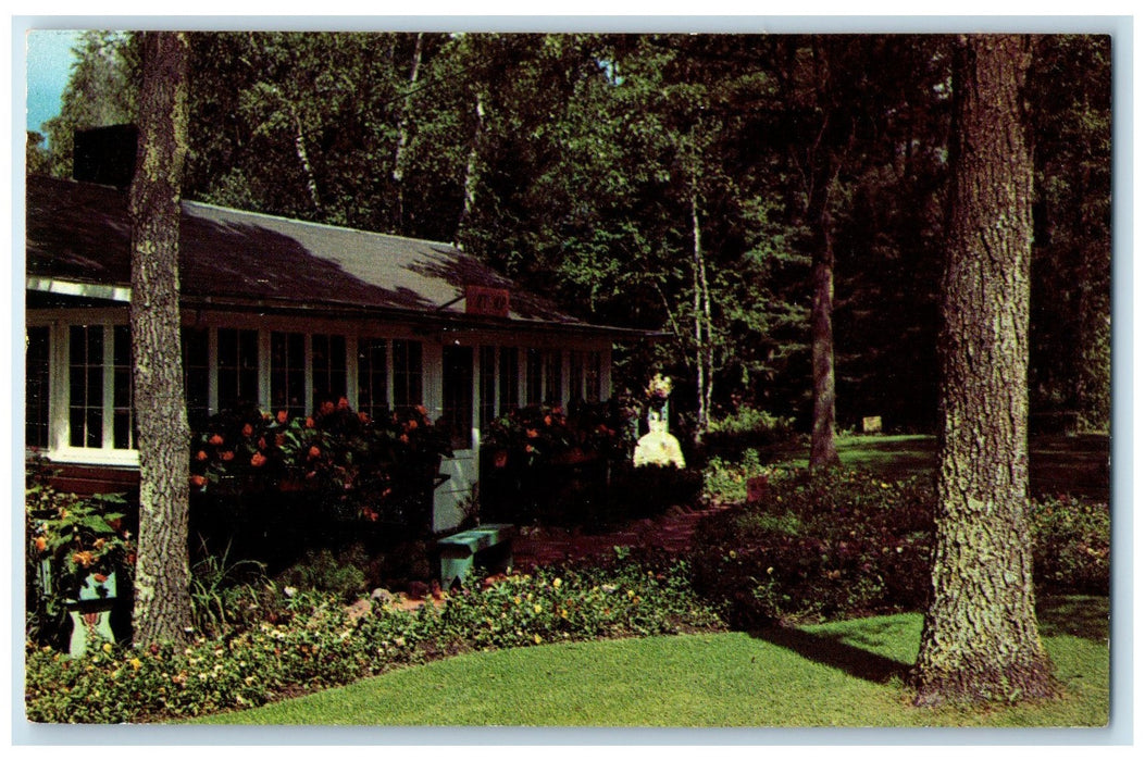 c1960's By The Way Gardens Colorful Gardens Brainerd Minnesota MN Trees Postcard