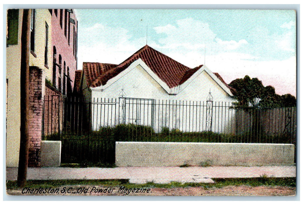 c1905 Old Powder Magazine Storage Charleston South Carolina SC Unposted Postcard
