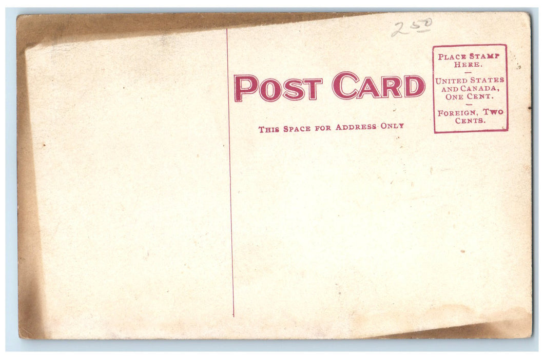 c1950's Scene Along Iowa River Country Club Dirt Road Iowa City Iowa IA Postcard