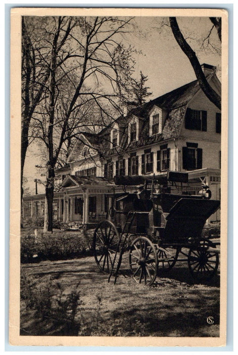 1948 Connecticut Tercentenary Doorways Taverns Buildings New Haven CT Postcard