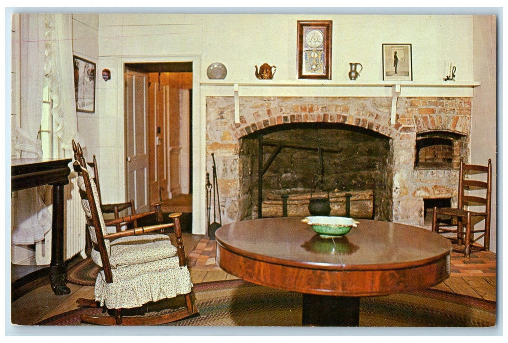 c1950's Fort Hill Clemson College Family Dining Room South Carolina SC Postcard