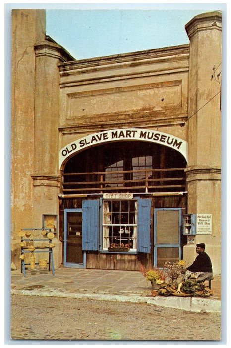c1950's Old Slave Mart Museum Charleston South Carolina SC Unposted Postcard