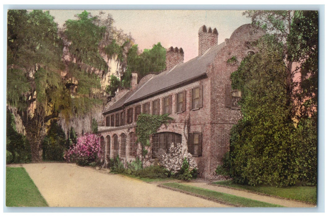 c1950 Middleton Place Garden Tudor House Charleston South Carolina SC Postcard